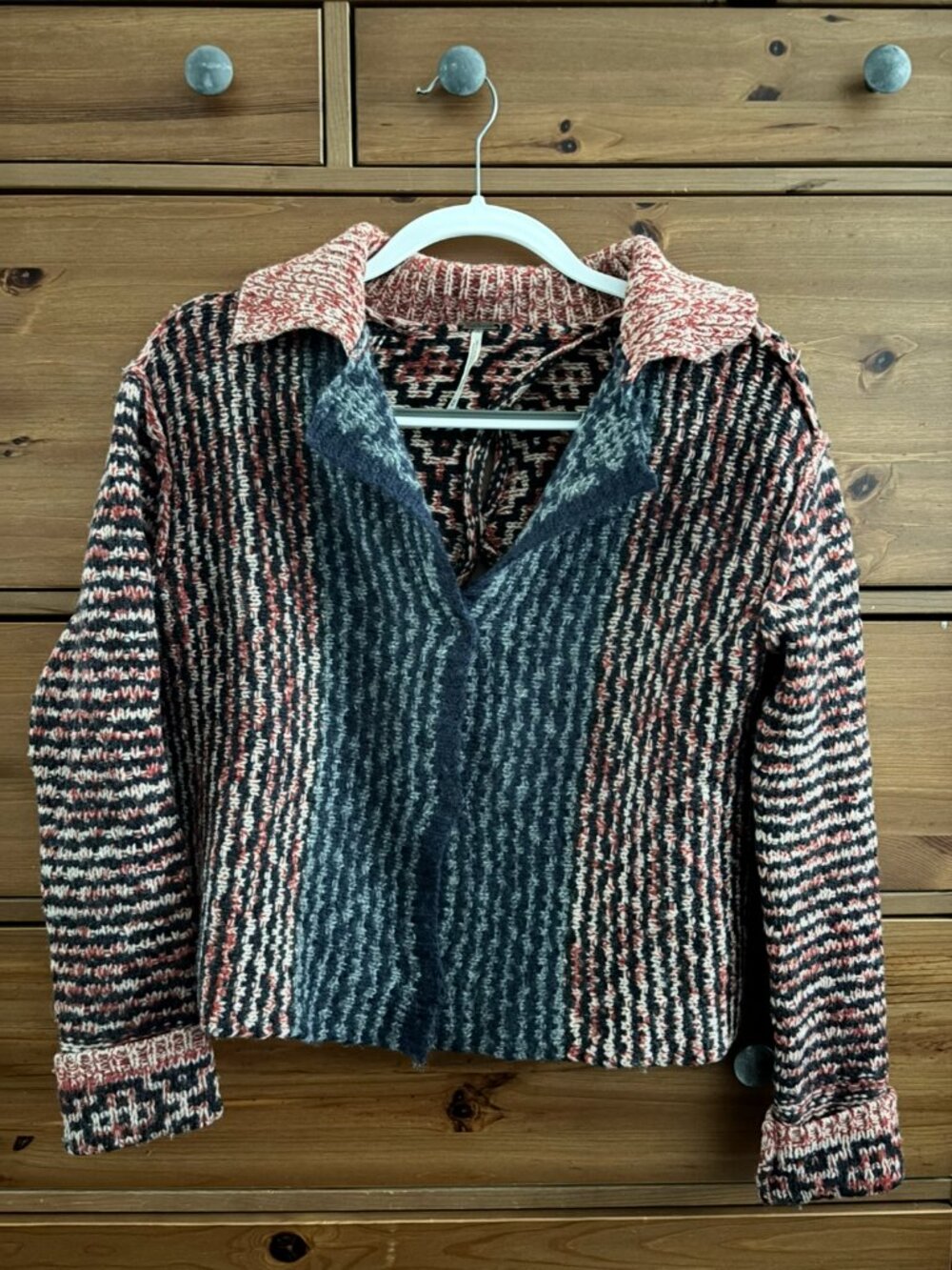 Free People Open Back Cropped Sweater